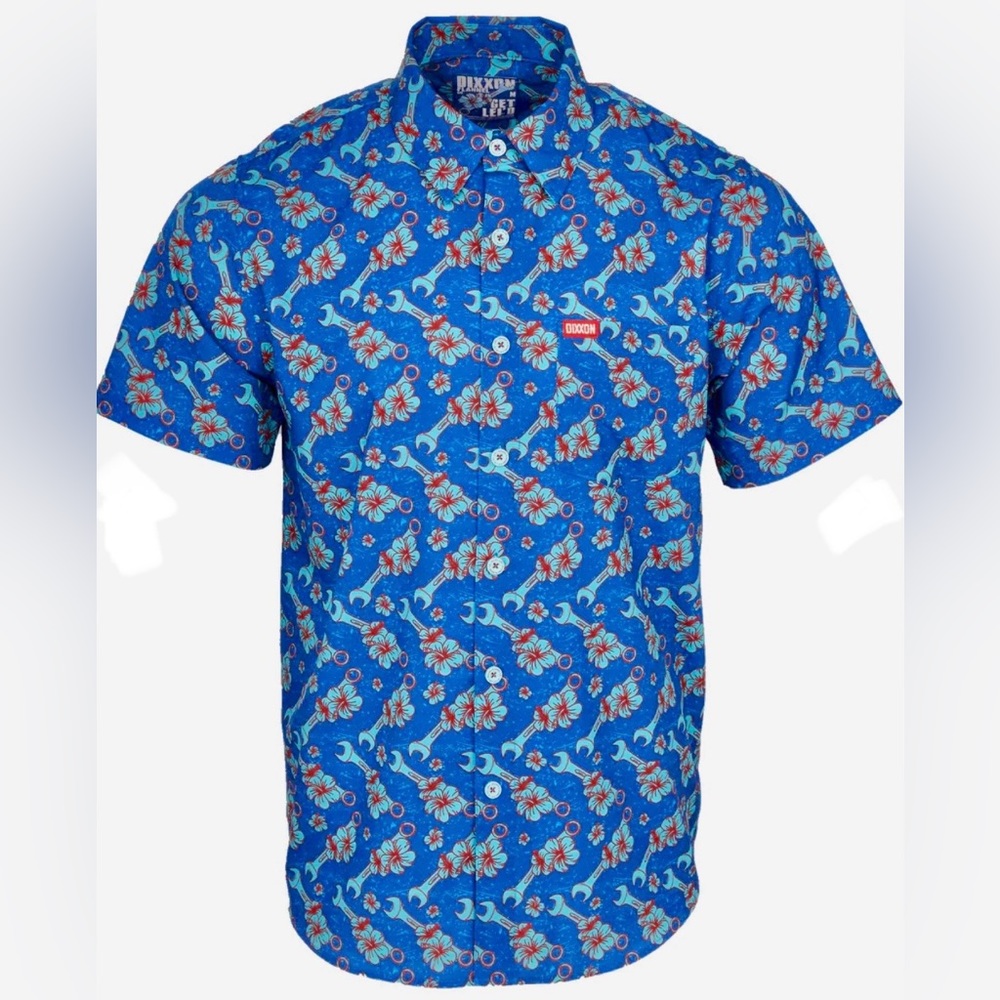 Dixxon "Get Lei’d" men's size XL short sleeve Party Shirt.